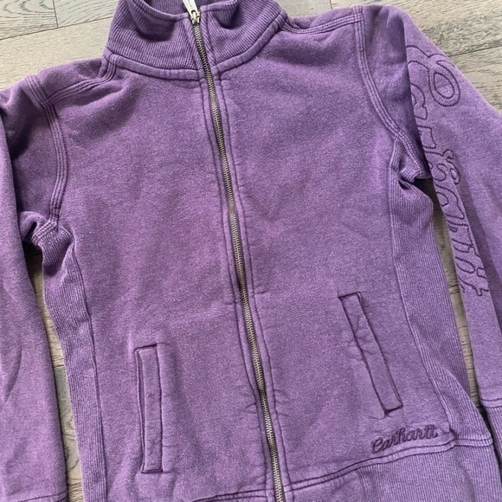 Carhartt Zip Up Sweatshirt - Picture 2 of 10